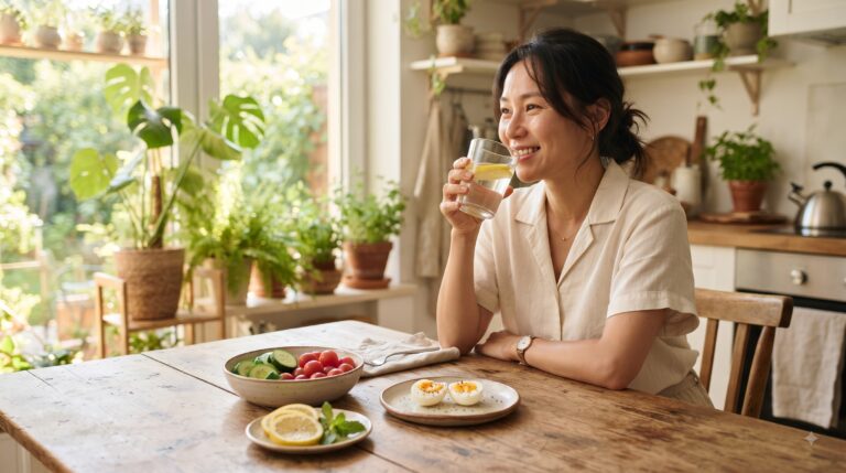 전날 야식 과식 후 다음 날 아침 붓기와 혈당 잡는 3단계 리셋법